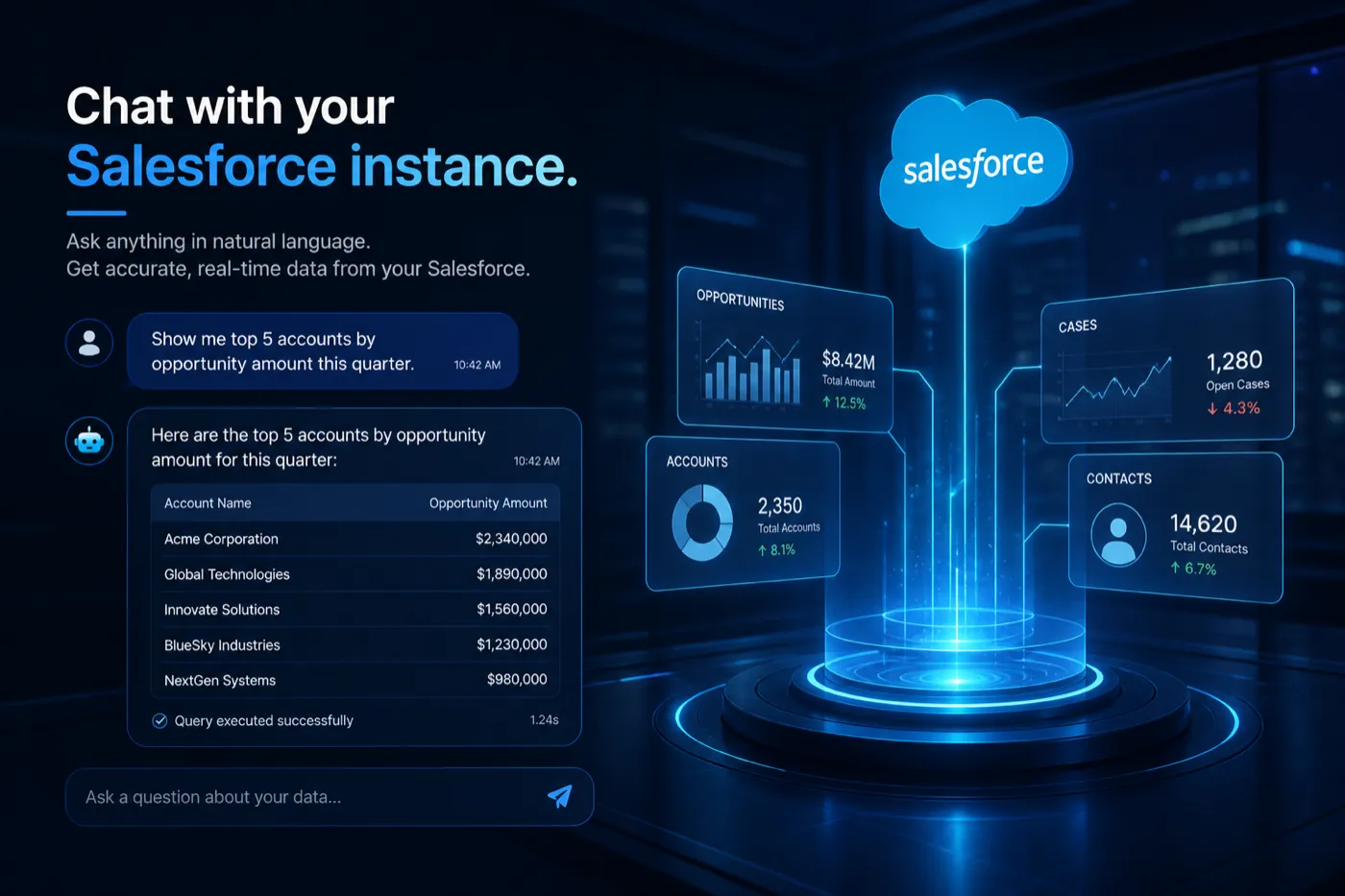Chat with Salesforce Illustration